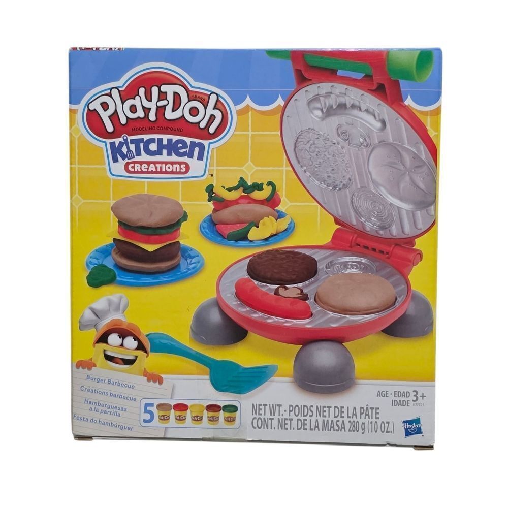 Play-Doh Kitchen Creations Burger Barbecue Set